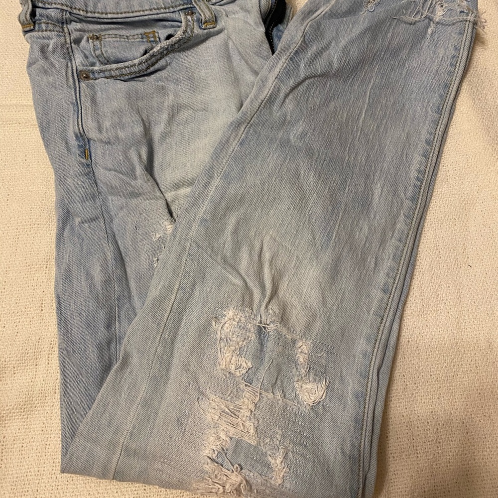 universal thread distressed mom jeans